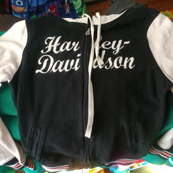 Women's Harley Davidson Zip up Jacket - Picture 6 of 8